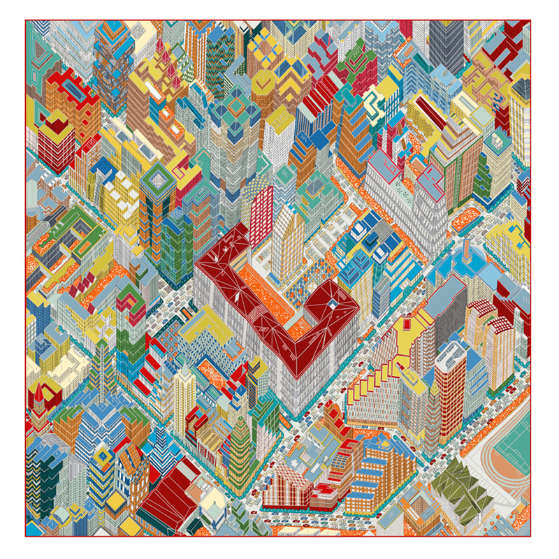 Silk Scarf Women Magic City Pr – Scarf Silk Square recenzja i cena