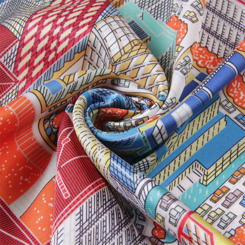 Silk Scarf Women Magic City Pr – Scarf Silk Square recenzja i cena