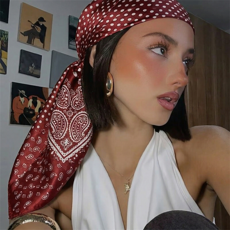 90cm Luxury Brand 2026 Dot Pri – Face Scarf Mask recenzja i cena