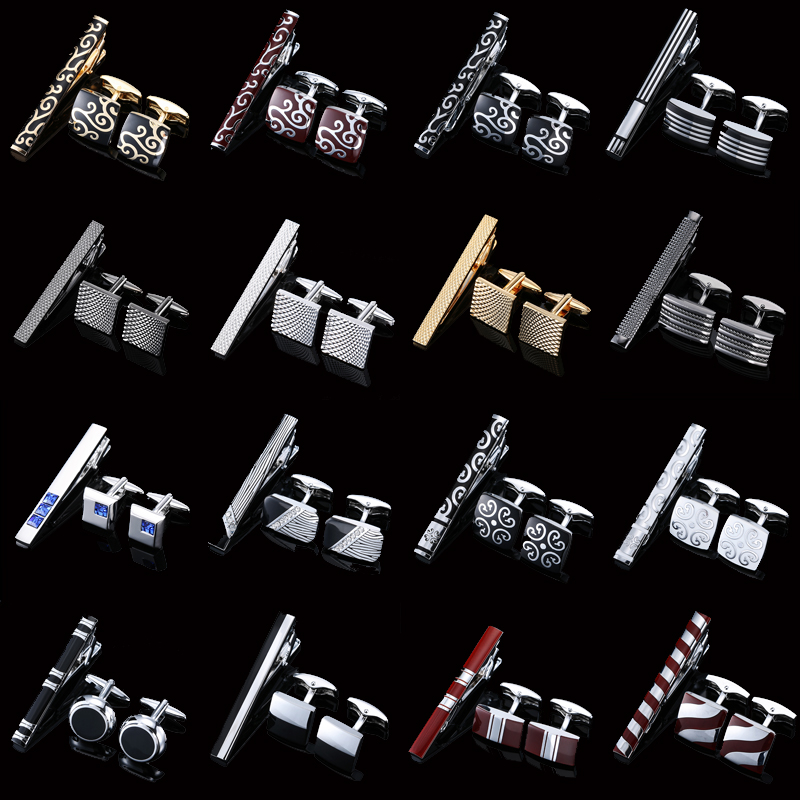 High quality cuff and tie clip – Tie Bar Set Gift recenzja i cena