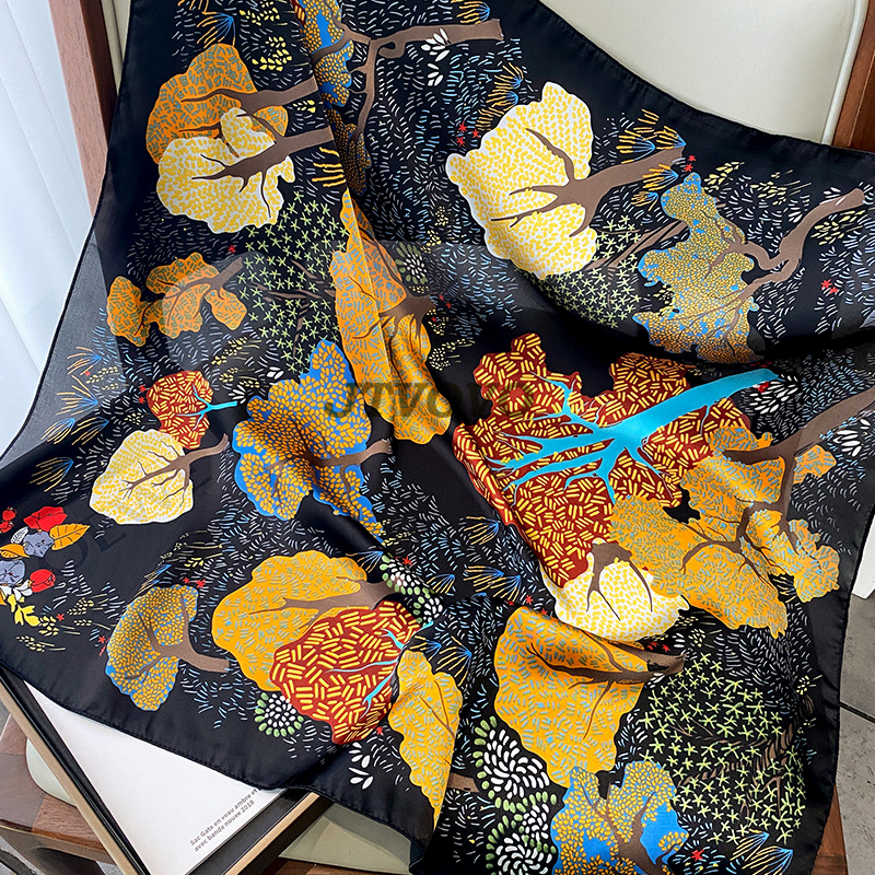 70x70cm Women Scarf Silk Feeli – Face Scarf Mask recenzja i cena