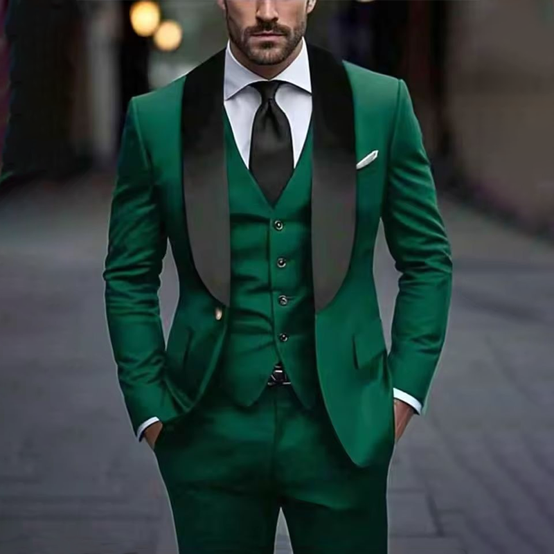 Elegant man suit Green Men Sui – Muffler Men Wool recenzja i cena