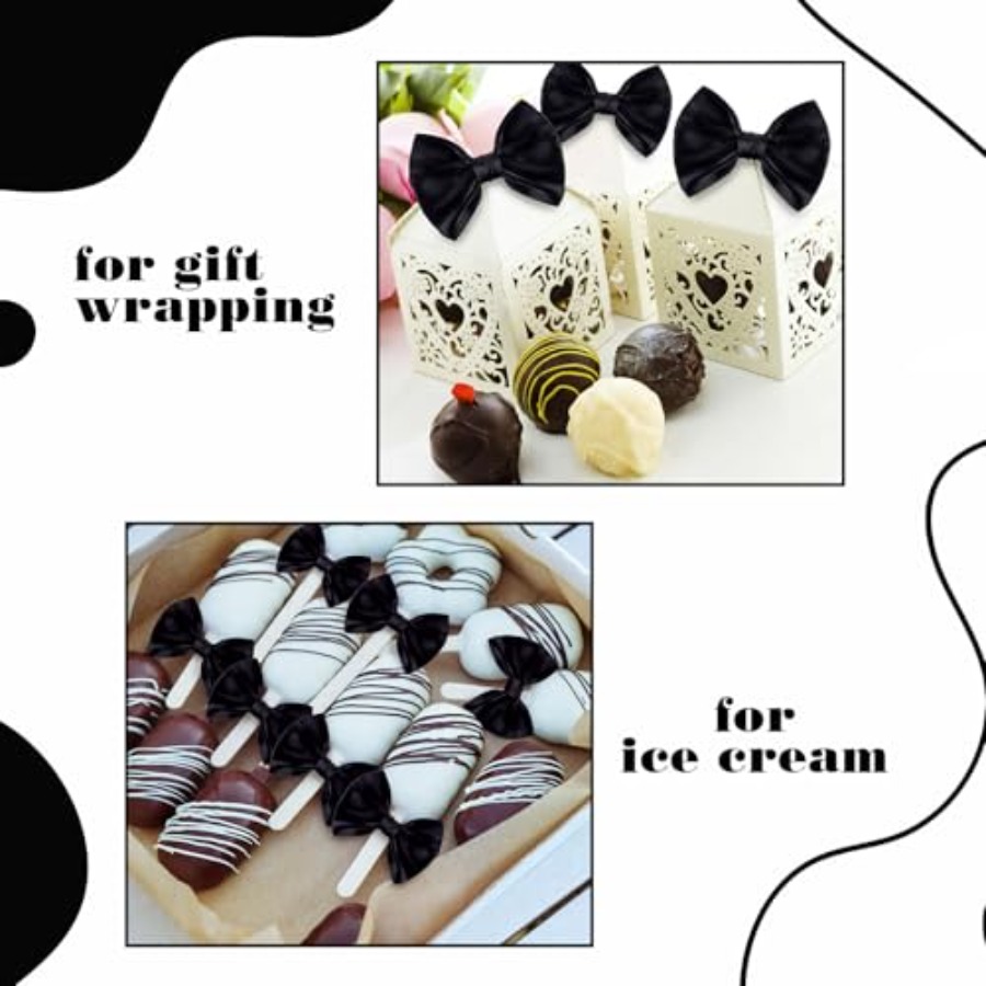 Black 48 Pcs 3.5 Inch Bows wit – Bow Tie Pre Tied recenzja i cena