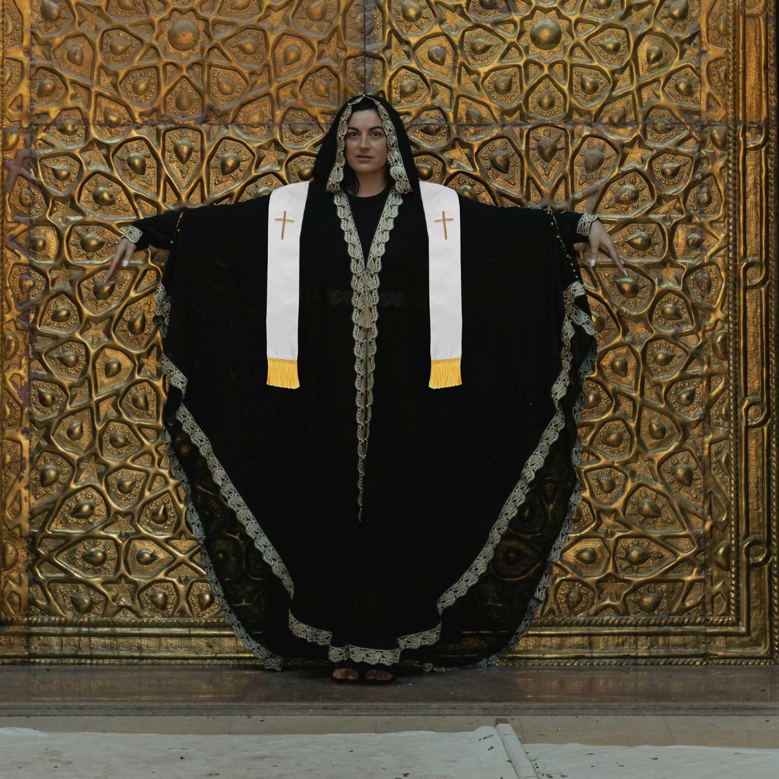 Clergy Stole Embroidered Cross – Stole Wedding Shawl recenzja i cena