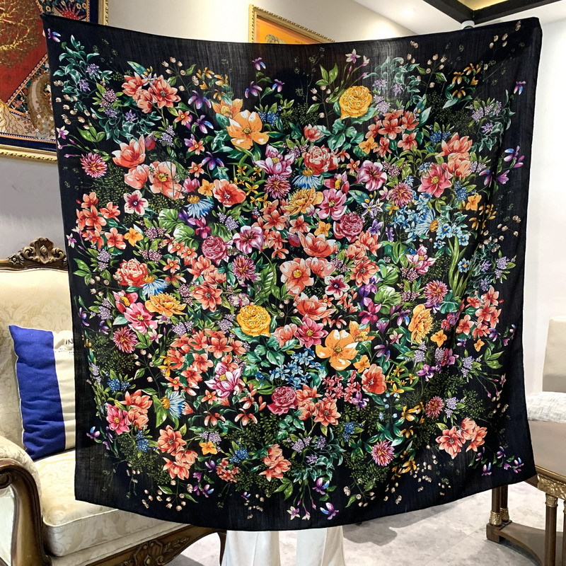 Designer Wool Silk Scarf Women – Pashmina Wrap Large recenzja i cena