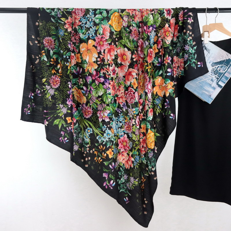 Designer Wool Silk Scarf Women – Pashmina Wrap Large recenzja i cena