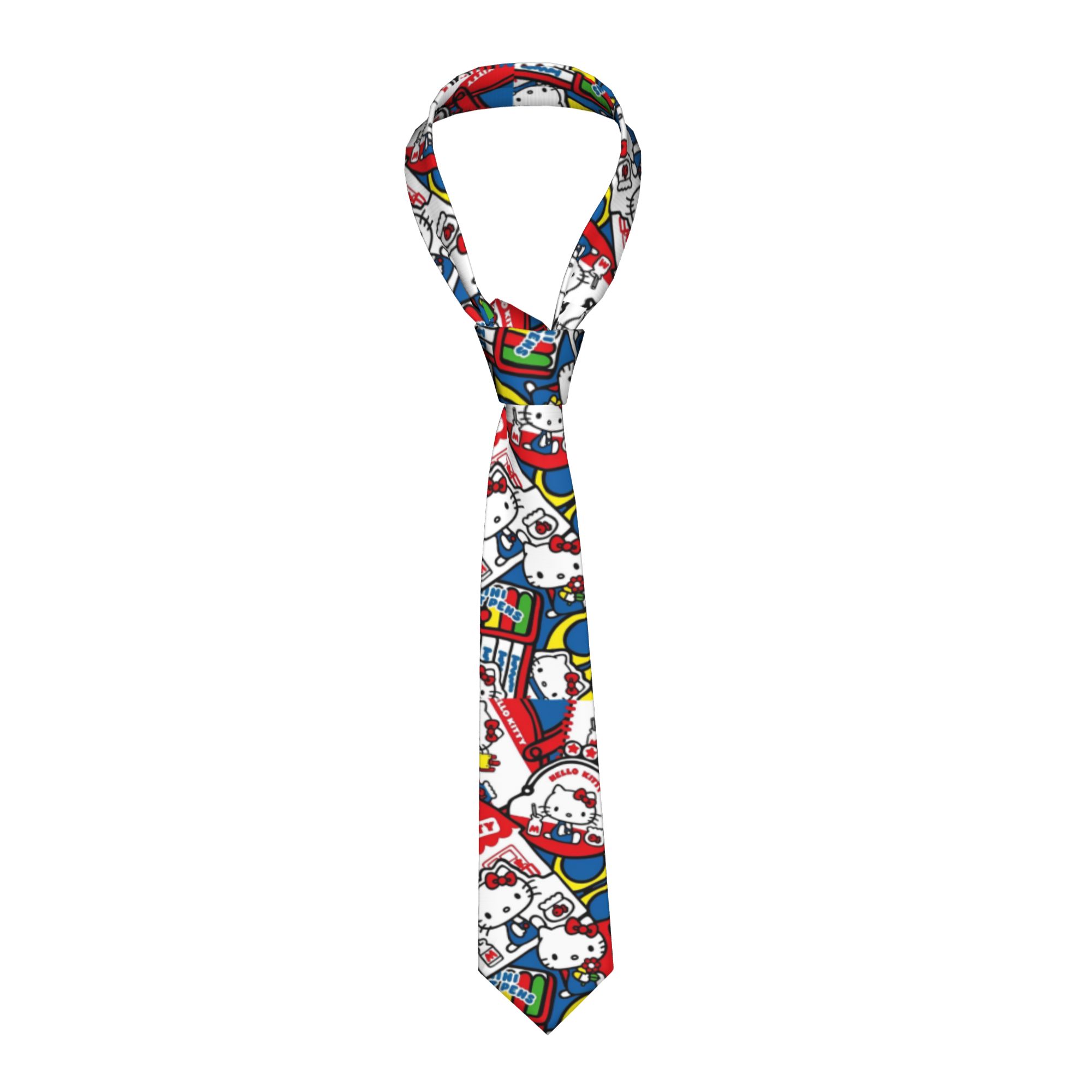Hello Kitty Colorful Neckties  – Skinny Tie Men recenzja i cena