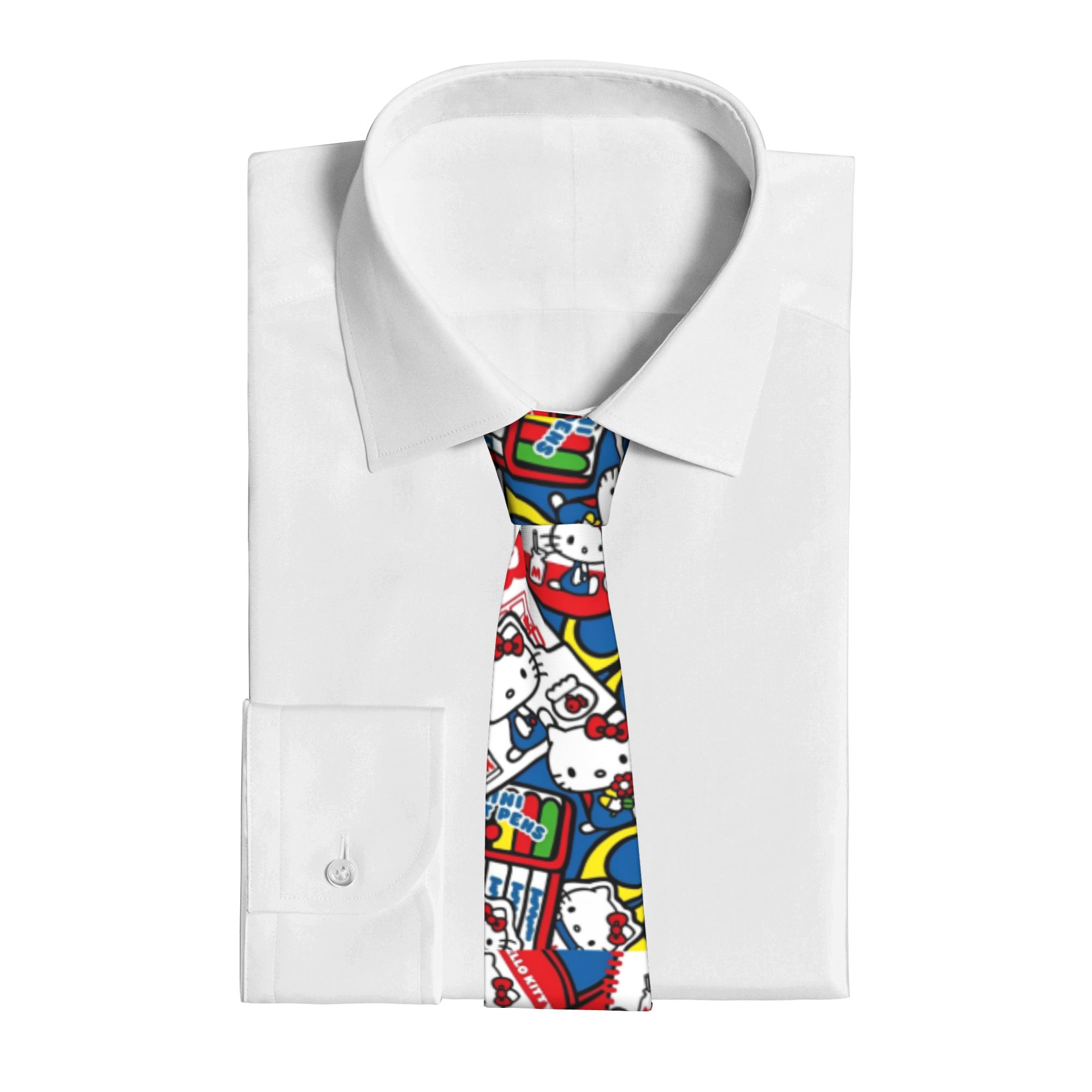 Hello Kitty Colorful Neckties  – Skinny Tie Men recenzja i cena