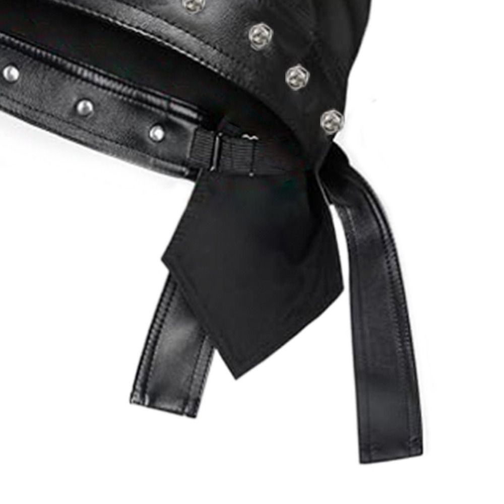 New PU Leather Black Biker Cap – Bandana Doo Rag recenzja i cena