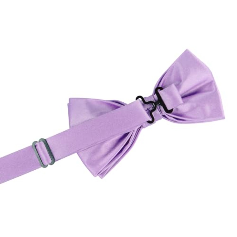 Solid Color Pre-tied Bow Tie a – Pocket Square Set recenzja i cena