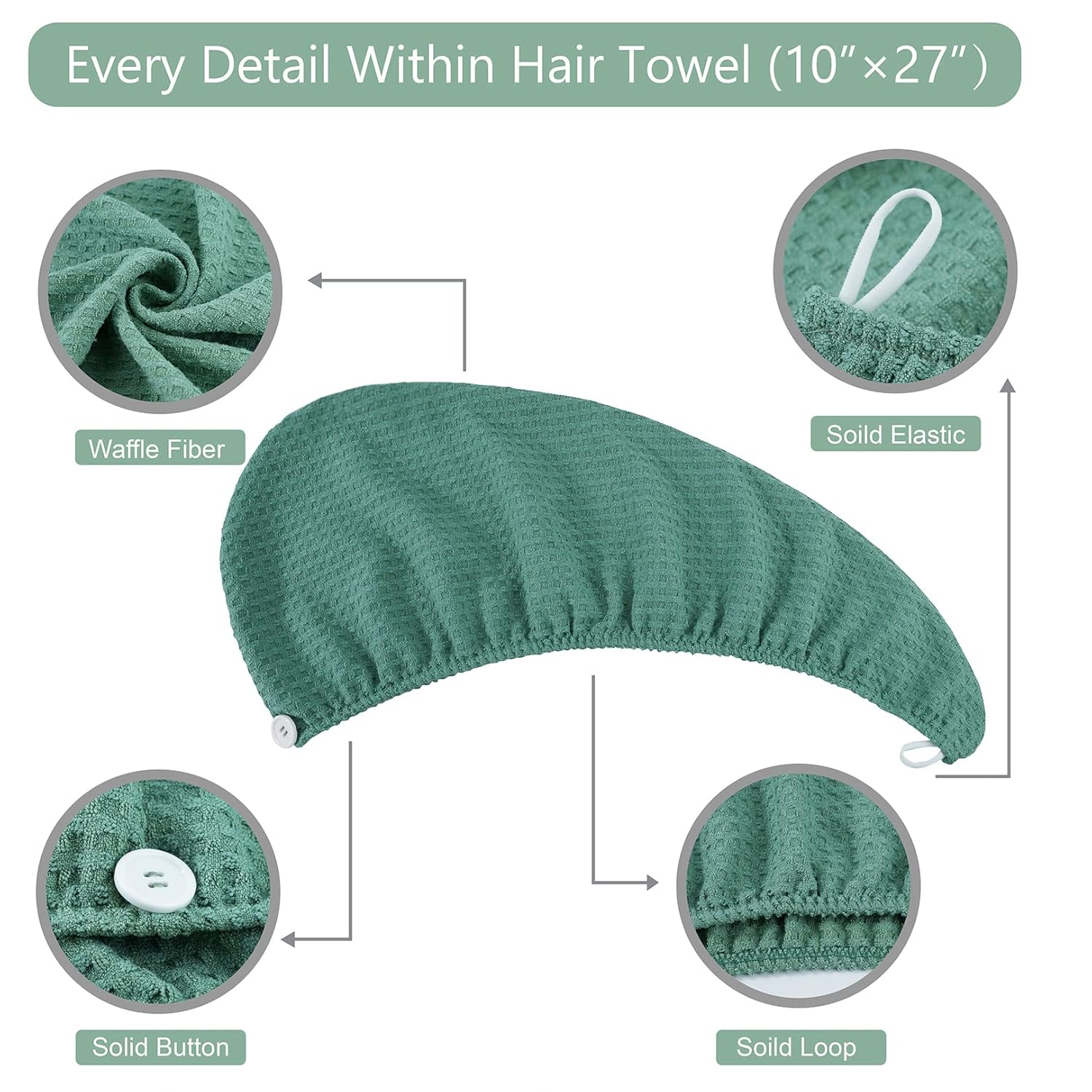 Microfiber Hair Drying Towel - – Head Wrap Turban recenzja i cena